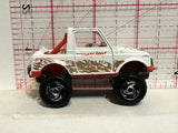 White Dirty Dog 1988 Jeep Hot Wheels Diecast Car