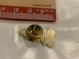 Teddy Bear Holding Balloons Lapel Hat Pin BW