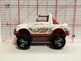 White Dirty Dog 1988 Jeep Hot Wheels Diecast Car