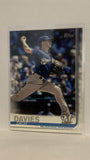 #122 Zach Davis  Milwaukee Brewers 2019 Topps Series 1 Baseball Card