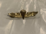 Parachutist Badge Lapel Hat Pin BW