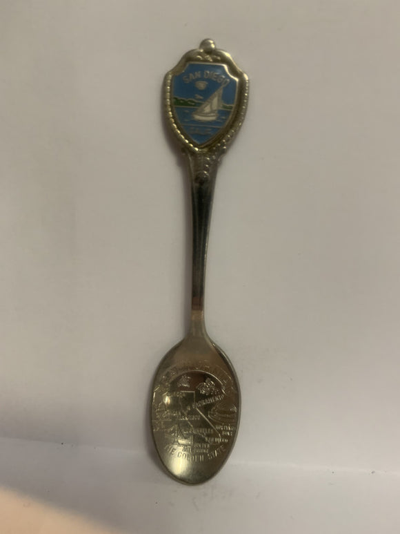 San Diego California The Golden State Souvenir Spoon