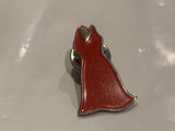 Red Dress Lapel Hat Pin EK