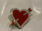 Valentine Heart Arrow Lapel Hat Pin EK
