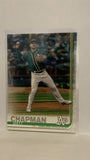 #166 Matt Chapman  Oakland Athletics 2019 Topps Series 1 Baseball Card
