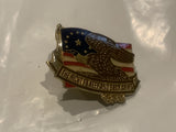 The Right To Keep and Bear Arms Logo Lapel Hat Pin EK