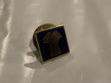 Saskatchewan Wheat Logo Lapel Hat Pin BW
