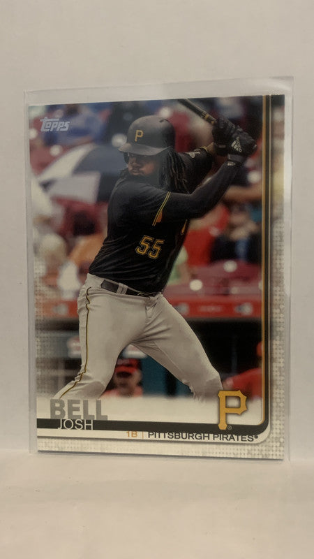 #208 Josh Bell Pittsburgh Pirates 2019 Topps Series 1 Baseball Card