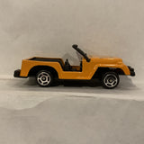 Orange Construction Jeep Unbranded Diecast Car EK