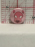 Pink Rat Dog Cartoon Button Pinback