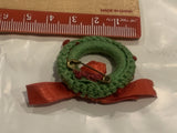 Christmas Wreath  Lapel Hat Pin BX