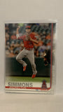 #255 Andrelton Simmons Los Angeles Angels 2019 Topps Series 1 Baseball Card