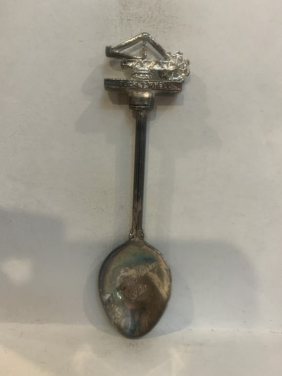 Fort McMurray Alta Bucket Wheel Alberta Souvenir Spoon