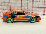 Orange 92 Ford Mustang 2007 M40 Hot Wheels Diecast Car