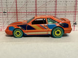 Orange 92 Ford Mustang 2007 M40 Hot Wheels Diecast Car