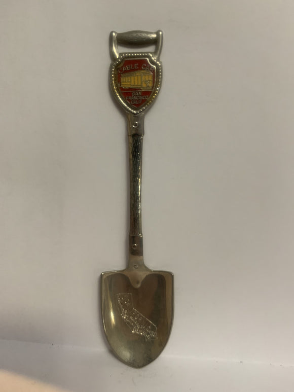 Cable Car San francisco California Shovel Souvenir Spoon