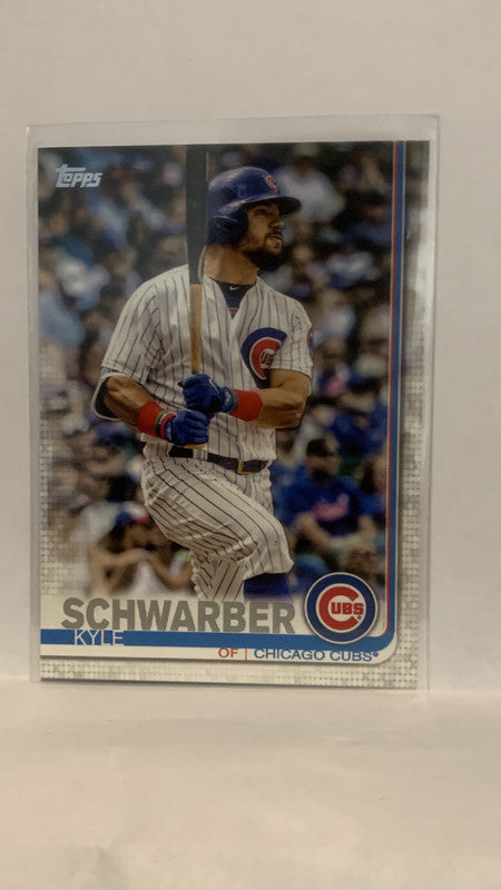 #349 Kyle Schwarber Chicago Cubs 2019 Topps Series 1 Baseball Card