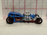Blue Amazing Spiderman Street Creeper 2012 G14 Hot Wheels Diecast Car