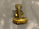 Mile One Alaska Hi-Way Capital of the Mighty Peace Lapel Hat Pin BX