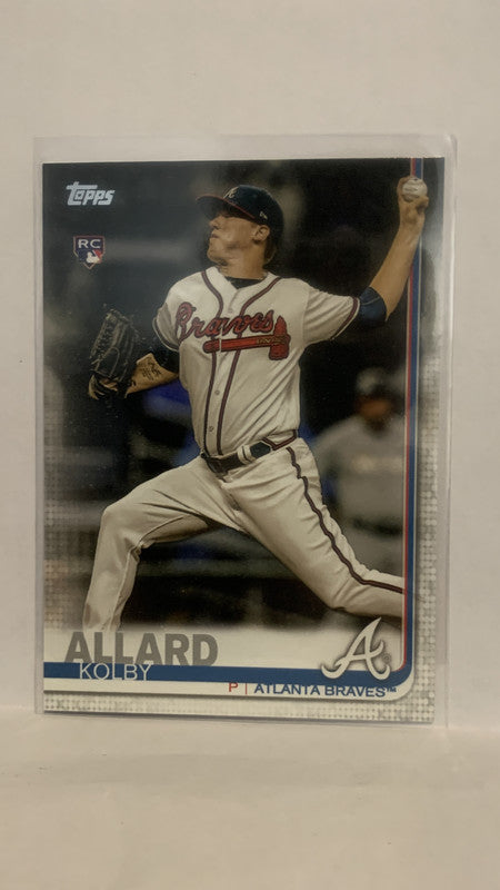 #38 Kolby Allard Rookie Atlanta Braves 2019 Topps Series 1 Baseball Card