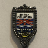 British Columbia Flag Dogwood Flower Collectable Souvenir Spoon AC