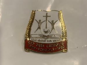 Red Deer Catholic Schools 1908 1983 Lapel Hat Pin EL