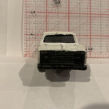 White Fire Dept Van Unbranded Diecast Car EL