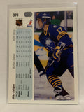 #378 Mike Foligno Buffalo Sabres 1990-91 Upper Deck Hockey Card  NHL