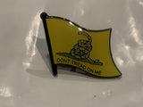 Don’t Tread on Me Flag Lapel Hat Pin EL