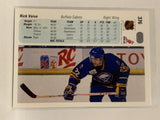#376 Rick Vaive Buffalo Sabres 1990-91 Upper Deck Hockey Card  NHL