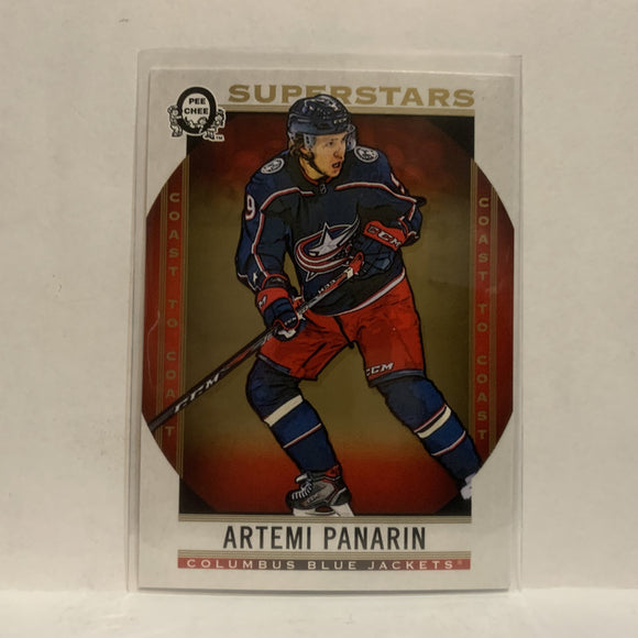 #104 Artemi Panarin Superstars Columbus Blue Jackets2018-19 OPC Coast to Coast Hockey Card KI