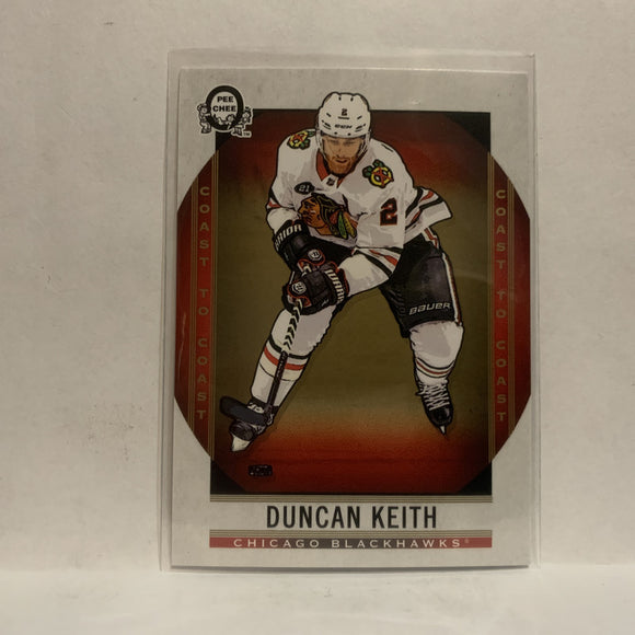 #82 Duncan Keith Chicago Blackhawks2018-19 OPC Coast to Coast Hockey Card KI