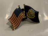 USA United States Navy Friendship Flags Lapel Hat Pin EL