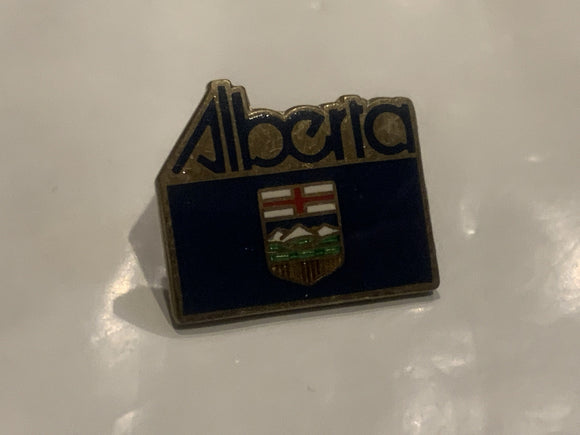 Alberta Flag Province Lapel Hat Pin EL