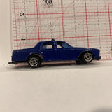 Blue Highway Patrol PD  Unbranded Diecast Car EL