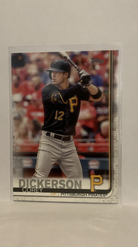#89 Corey Dickerson Pittsburgh Pirates 2019 Topps Series 1 Baseball Card