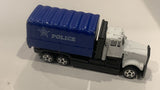 Blue Police Transport Truck Unbranded Toy Diecast Car