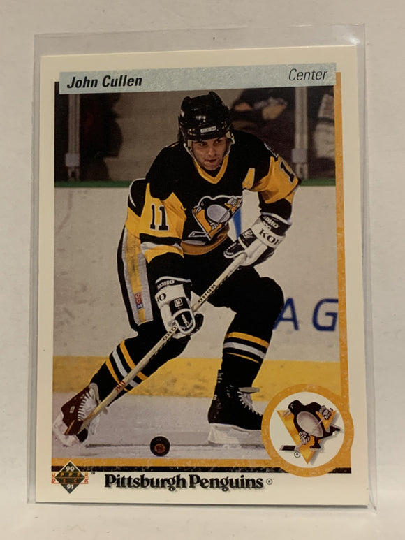 #12 John Cullen Pittsburgh Penguins 1990-91 Upper Deck Hockey Card  NHL