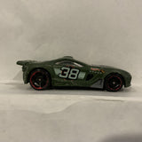 Green R0920 Stock Racer Hot Wheels Diecast Car EL