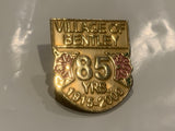 Village of Bentley 85 Yrs 1915-2000 Logo Lapel Hat Pin EL