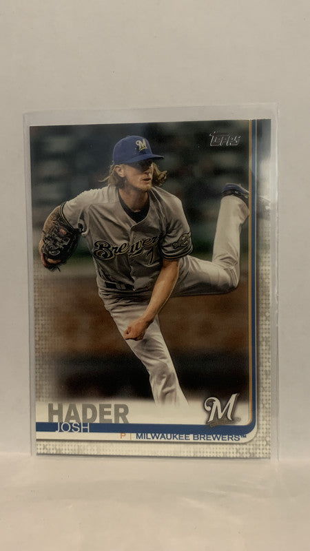 #30 Josh Hader  Milwaukee Brewers 2019 Topps Series 1 Baseball Card