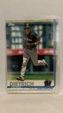 #65 Derek Dietrich Miami Marlins 2019 Topps Series 1 Baseball Card
