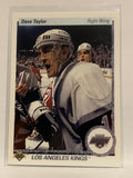 #214 Dave Taylor  Los Angeles Kings 1990-91 Upper Deck Hockey Card  NHL