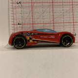 Red Stunt Team Nitrium Hot Wheels Diecast Car EL