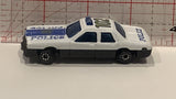 White Police Car Racer Unbranded Toy Diecast Car