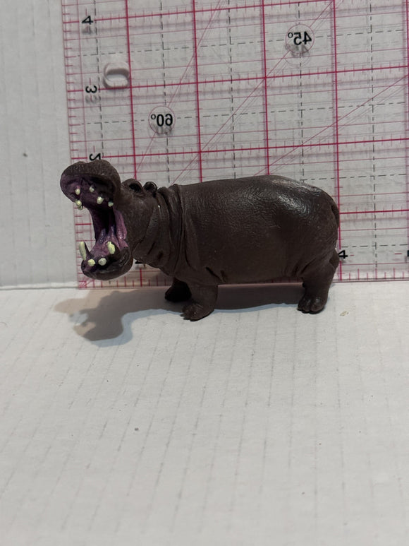 Yawning Hippopotamus  Toy Animal