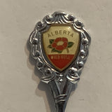 Bashaw Alberta Wild Rose Flower Collectable Souvenir Spoon AC