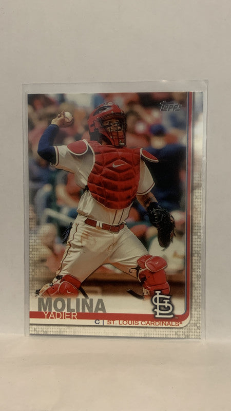 #225 Yadier Molina St Louis Cardinals 2019 Topps Series 1 Baseball Card