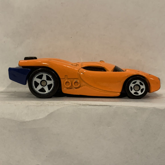 Orange Mcdonalds Stock Racer ©2009 Hot Wheels Diecast Car EL