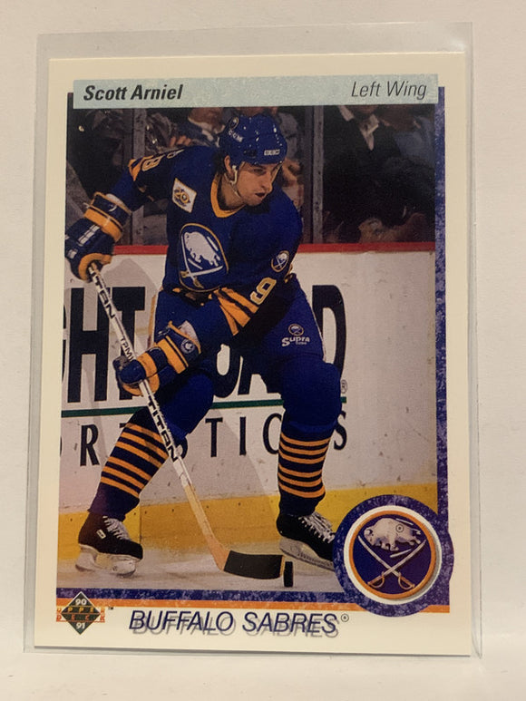 #397 Scott Arniel Buffalo Sabres 1990-91 Upper Deck Hockey Card  NHL